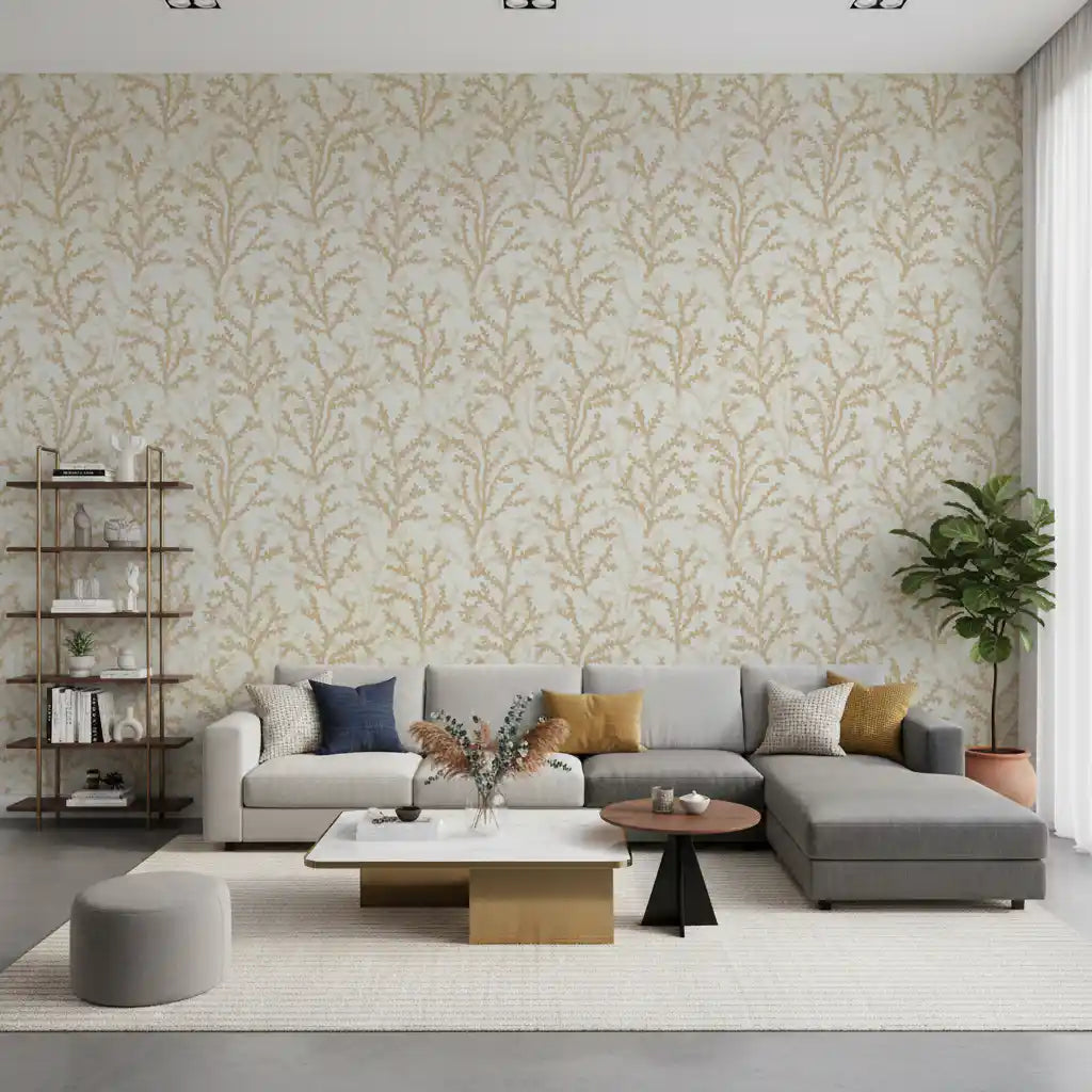 Painted Coraline Sand Wallpaper⁠