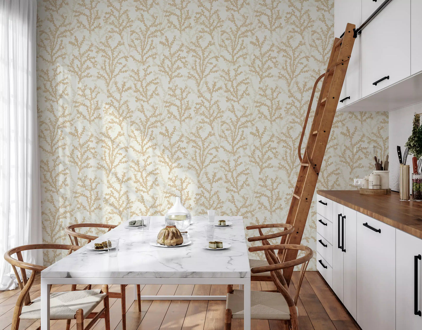 Painted Coraline Sand Wallpaper⁠