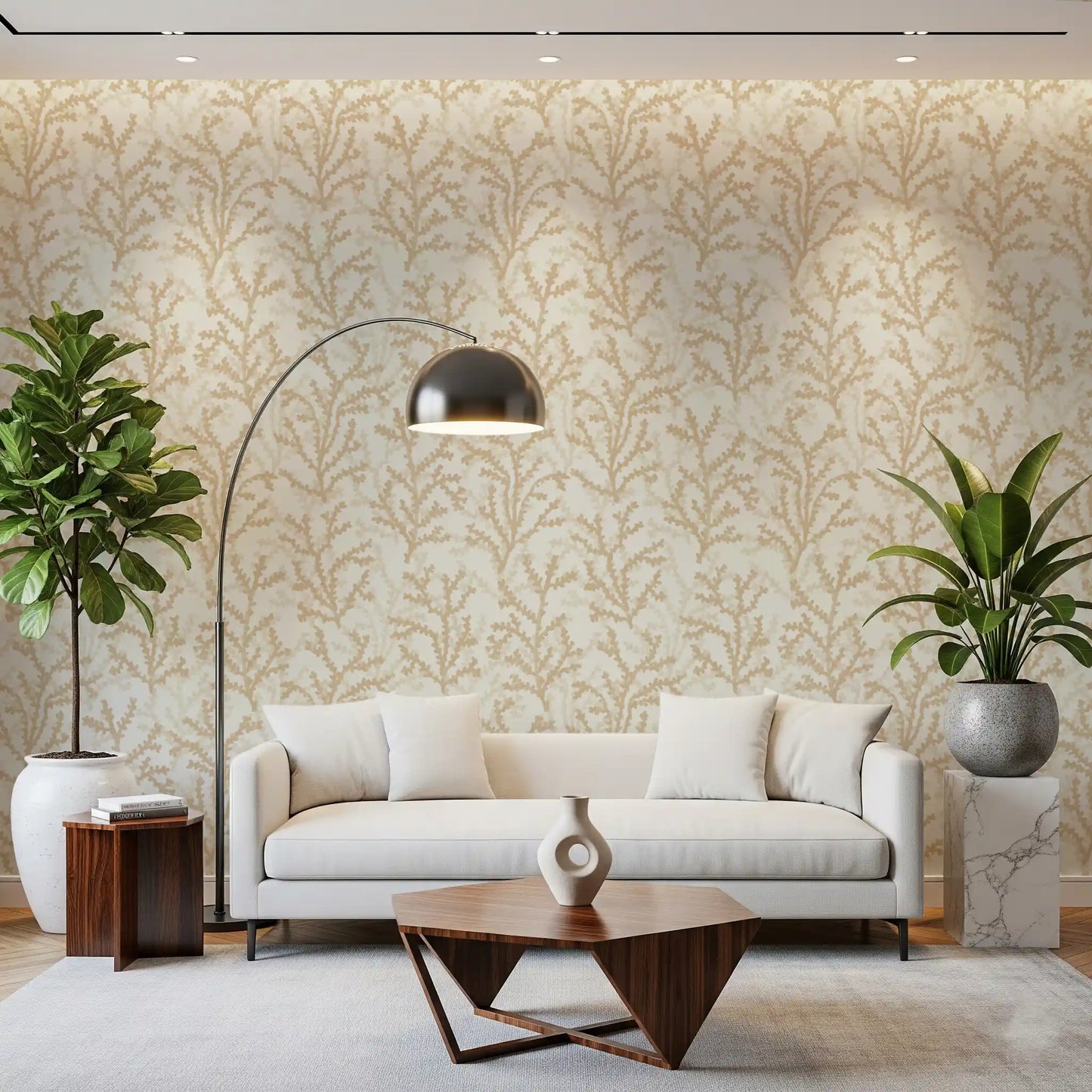 Painted Coraline Sand Wallpaper⁠