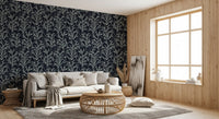 Coraline theme wallpaper showing organic branching natural structures.