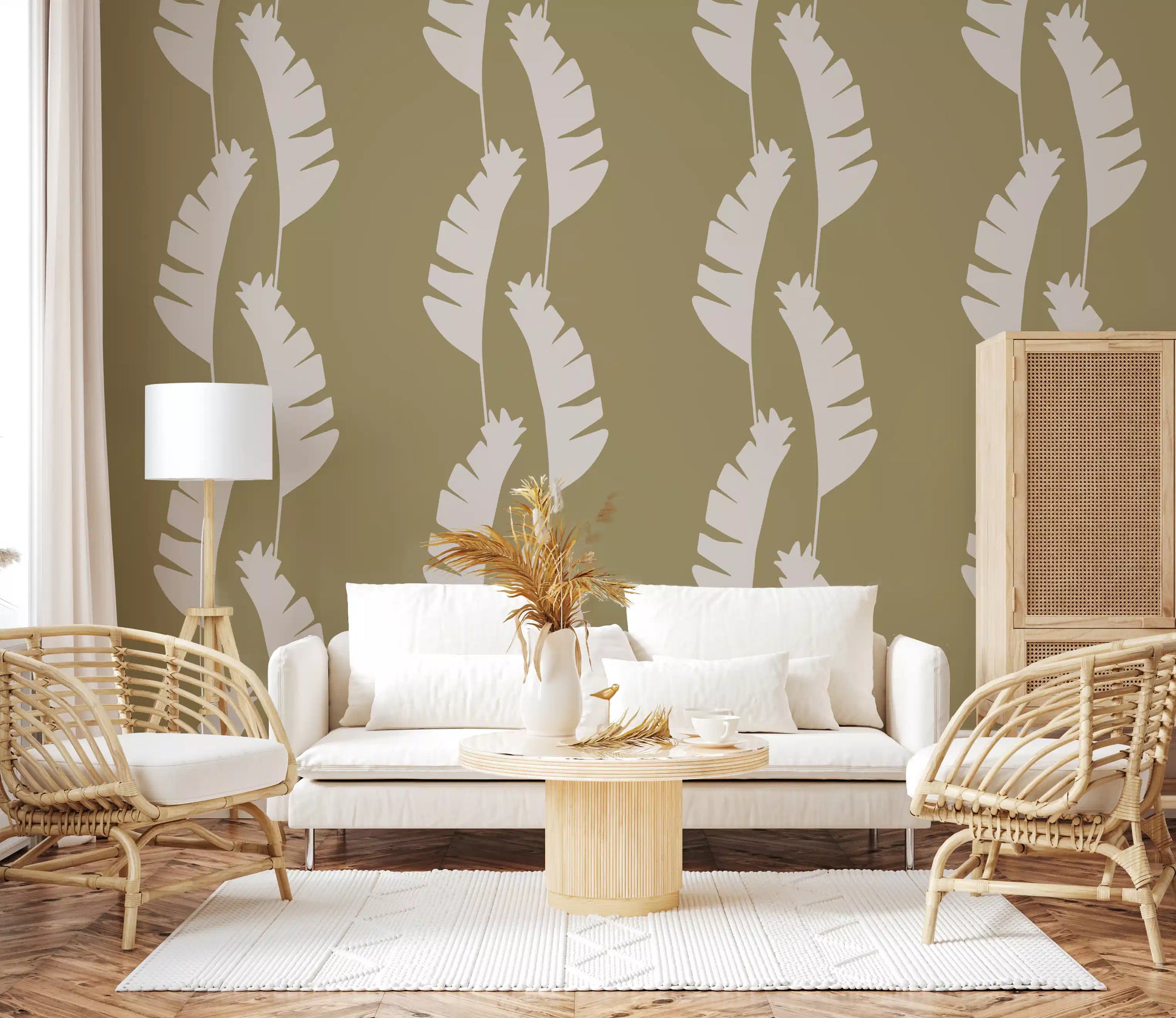 Smooth surface on the subtle banana wallpaper texture., GD9916