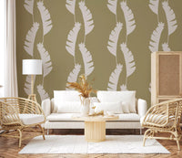 Smooth surface on the subtle banana wallpaper texture., GD9916