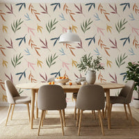Use this painted wallpaper to create a cozy and inviting dining area., GD9926
