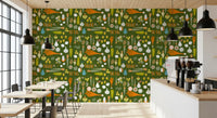 Playful Cafe walls surfaces with this Retro Kitchen wallpaper., GD9943