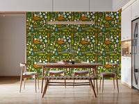 Repeating harvest pattern found on Retro Kitchen wallpaper., GD9943