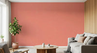 Soft living room walls featuring this peach linen texture wallpaper, GD9947