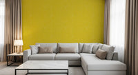 Intricate grid details of the Mustard Linen Mid Century Modern Wallpaper.
