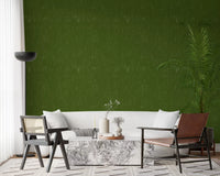This durable olive green wallpaper lines a busy hallway with retro style., GD9951