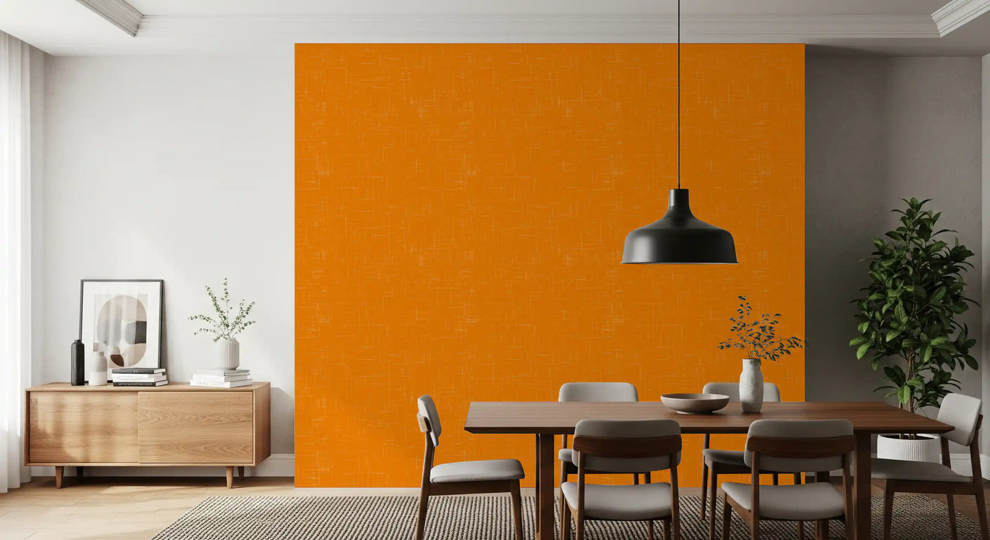 Macro view of the mid century modern wallpaper showing linen inspired stroke