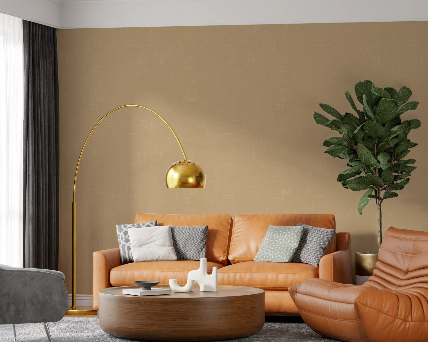 Intricate intersecting lines on this mid century modern wallpaper., GD9954
