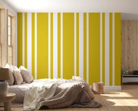 Seamless repetition found within this golden ticking stripe wallpaper pattern., GD9960