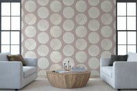 Circle-based wallpaper with fine textured detail and balanced visuals.