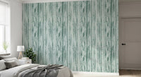 Vertical organic wallpaper featuring layered muted colour variations.
