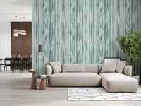 Weathered woodgrain aesthetic wallpaper with blue-grey colour palette visible