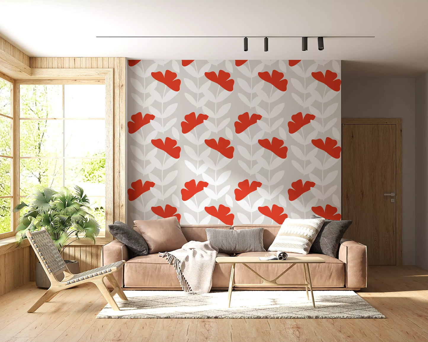Red Peony Wallpaper⁠