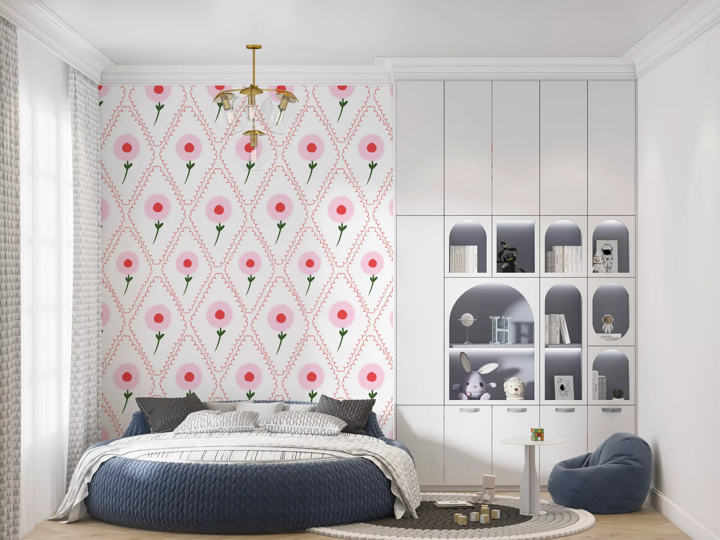 Cottage Roses Wallpaper⁠