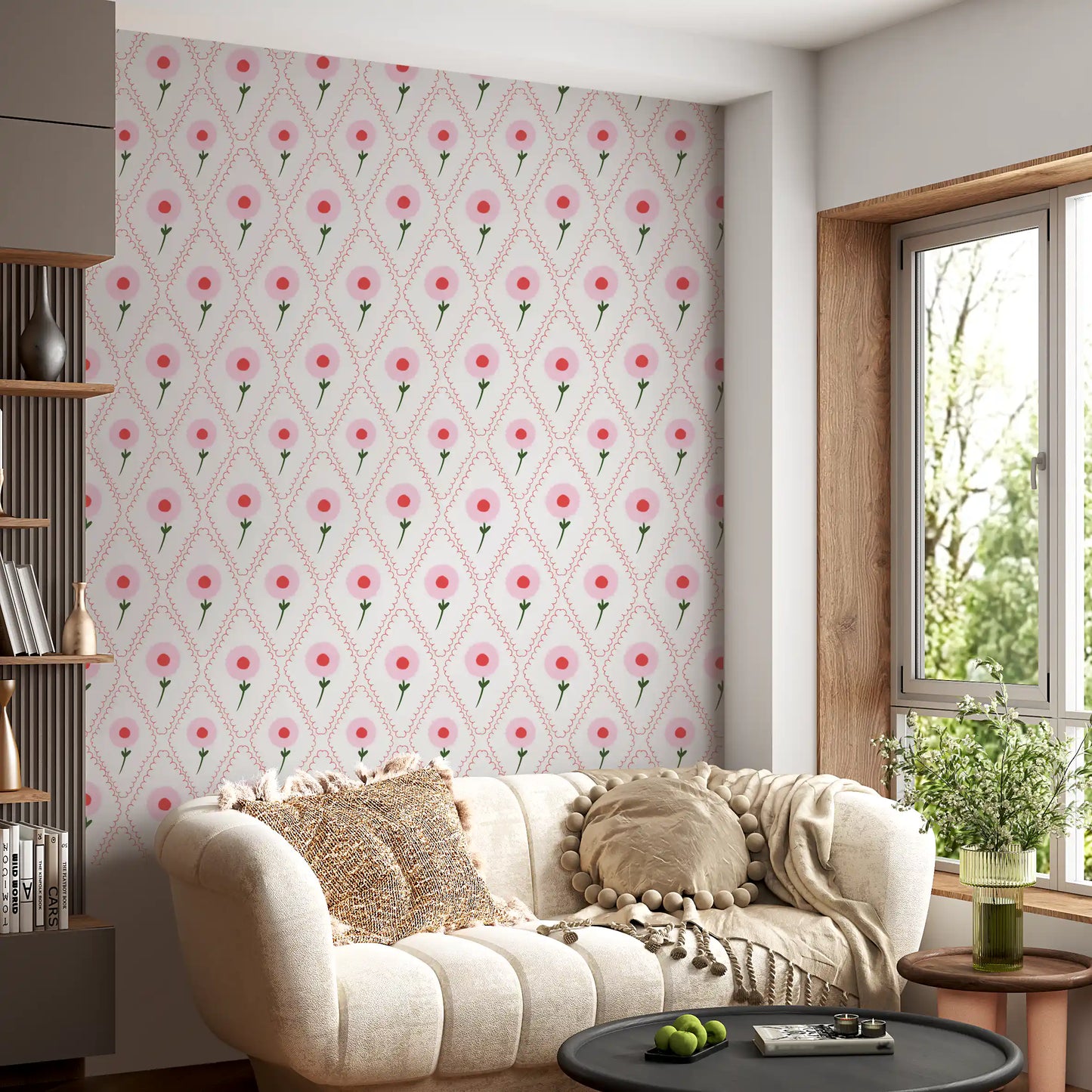 Cottage Roses Wallpaper⁠