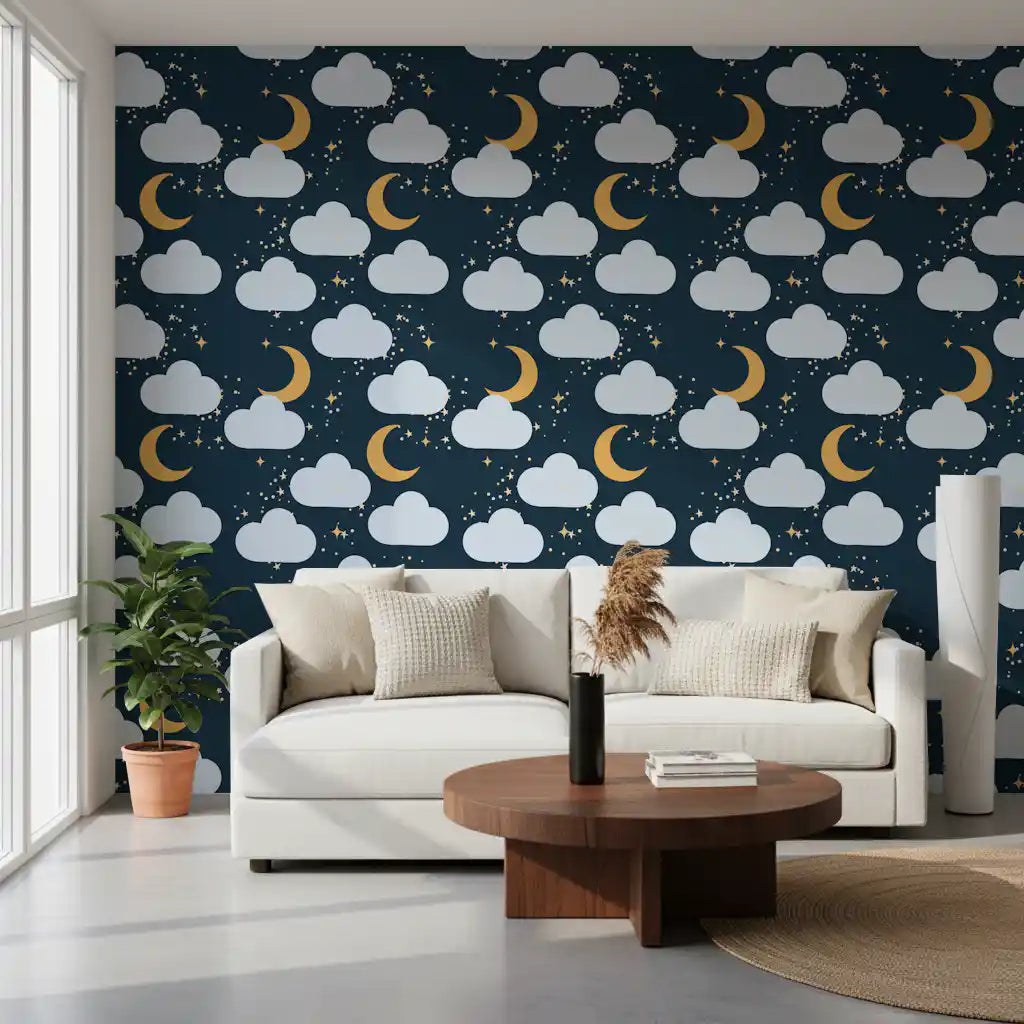 Celestial Dreams Night Sky Wallpaper⁠