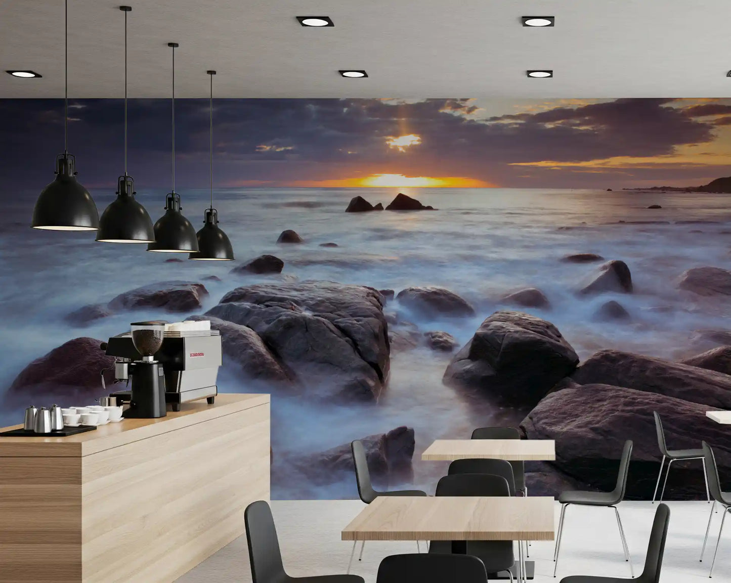 Lofoten's Rocky Coastal Splendor Wall Mural