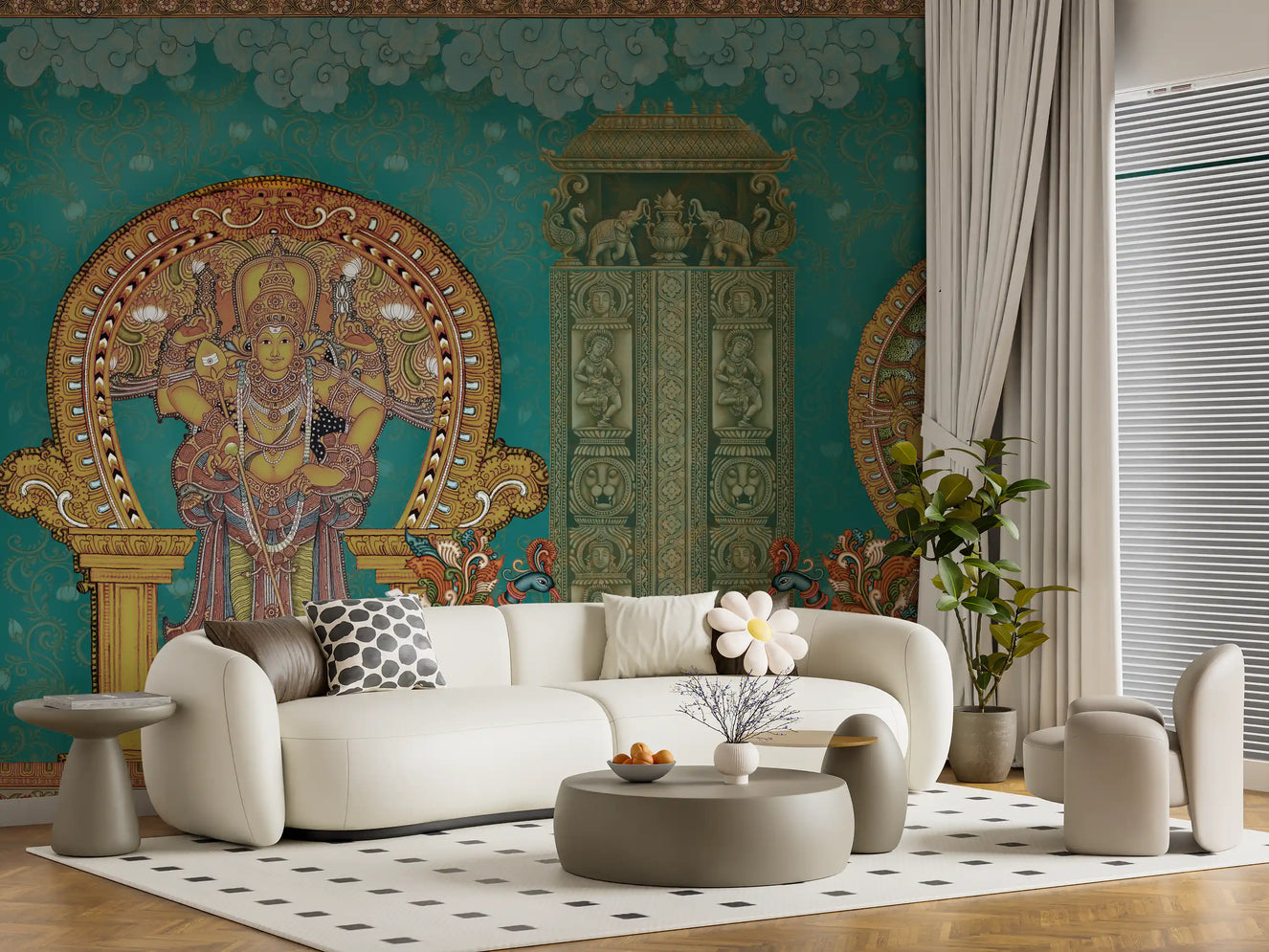 Divine Indian Grandeur Wall Mural