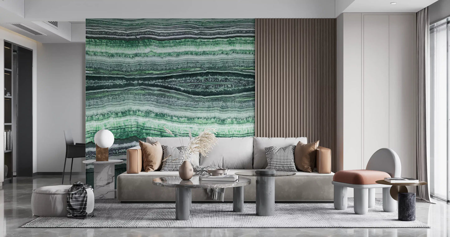 Jade Veins Wall Mural