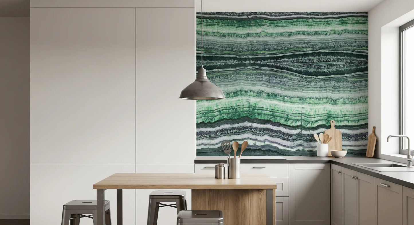 Jade Veins Wall Mural