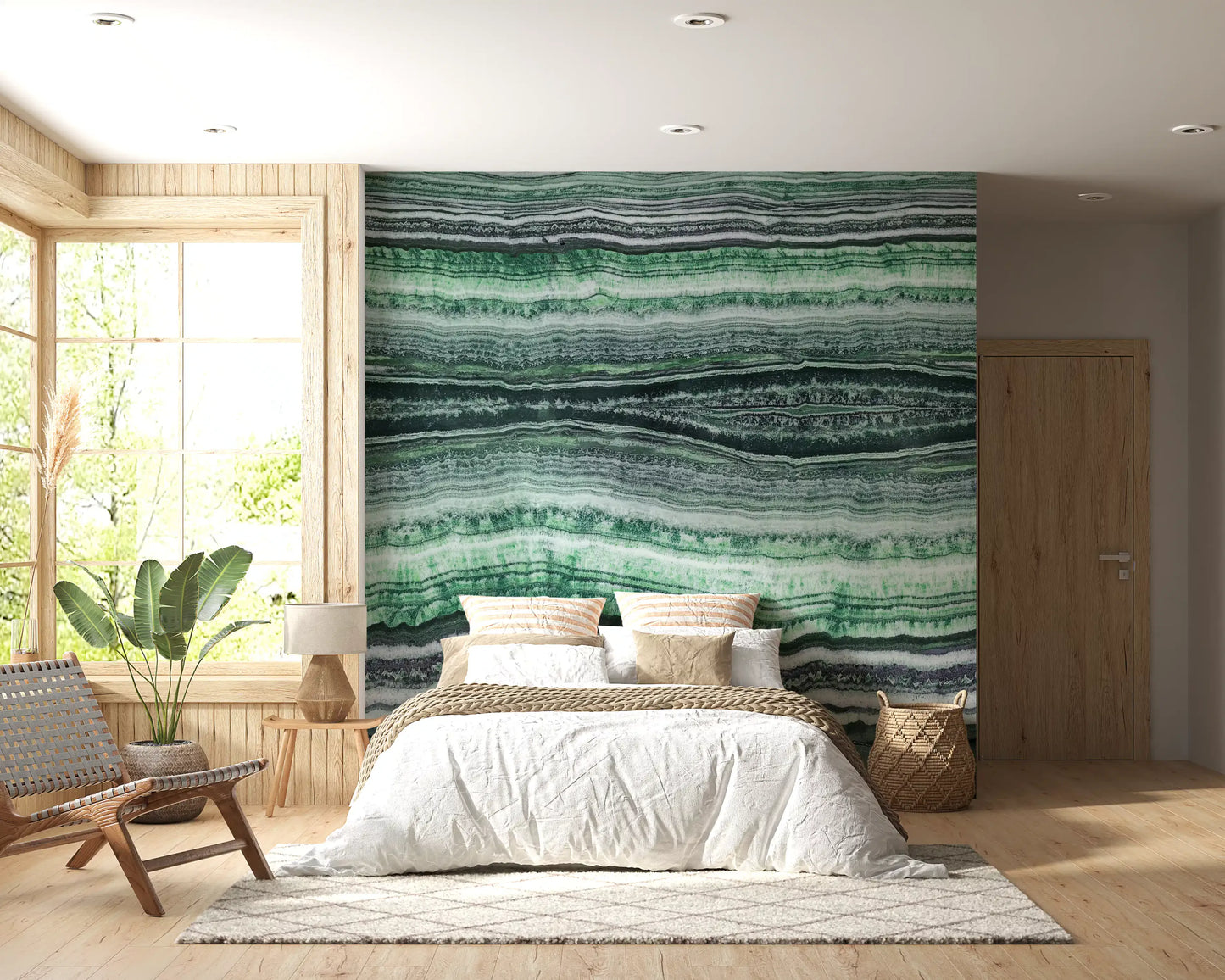 Jade Veins Wall Mural