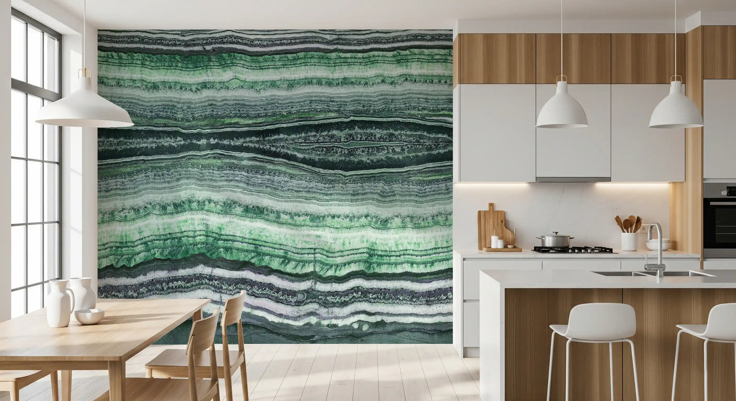 Jade Veins Wall Mural