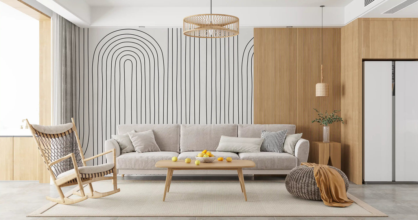 Subtle Arch Rhythm Wall Mural