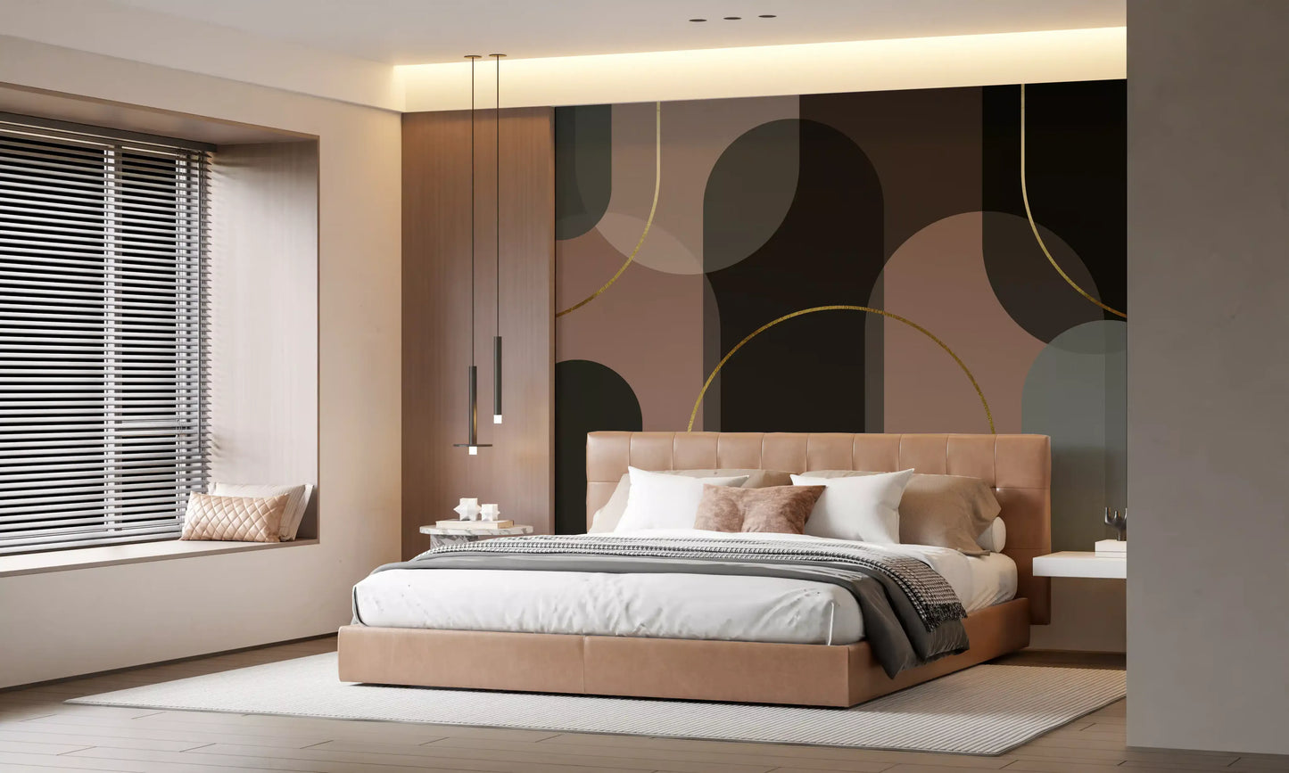 Golden Arches in Muted Hues Wall Mural