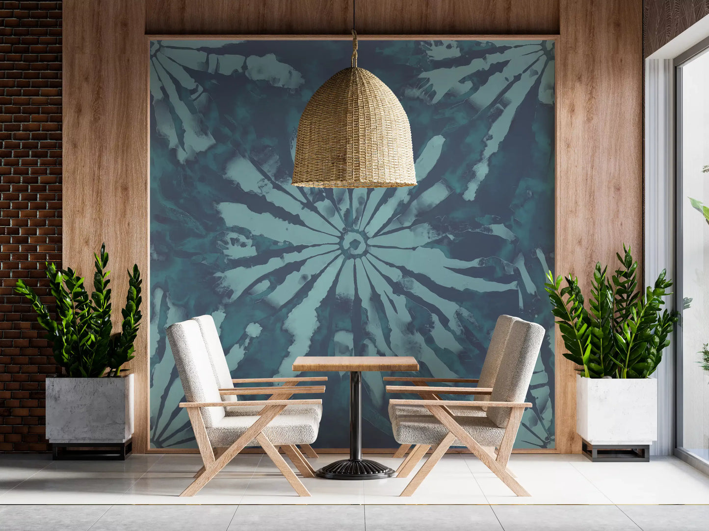 Subaqueous Burst Wall Mural