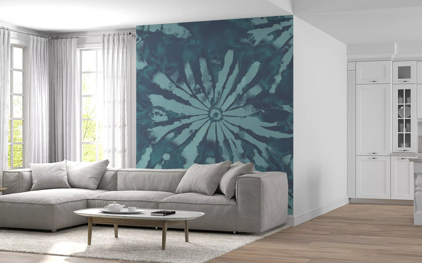 Subaqueous Burst Wall Mural
