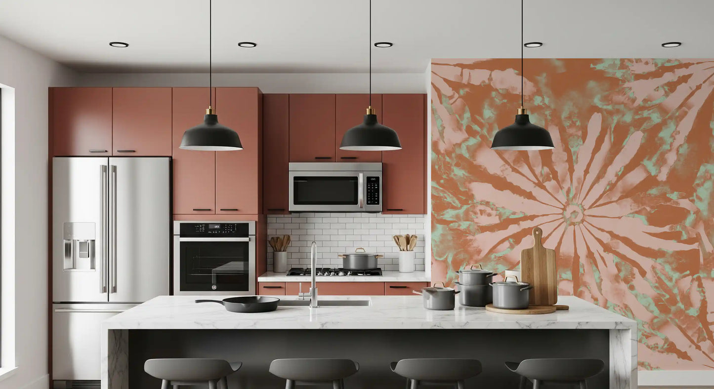 Terra Bloom Radiance Wall Mural