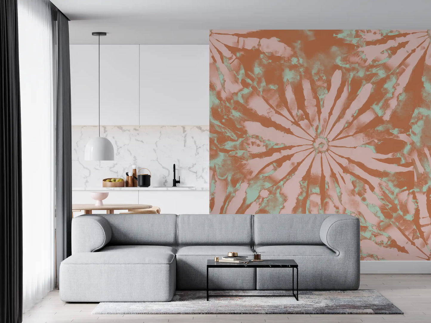 Terra Bloom Radiance Wall Mural