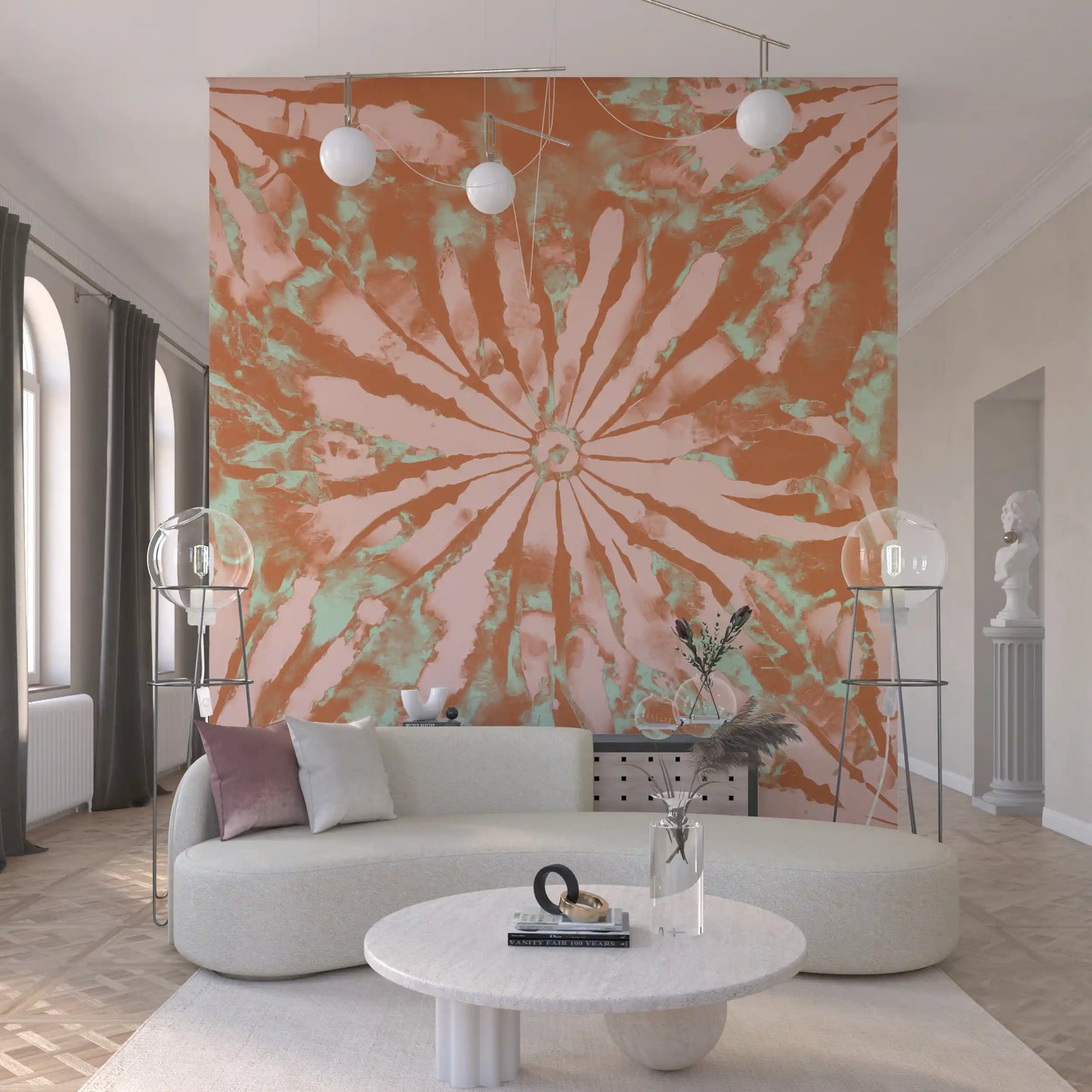 Terra Bloom Radiance Wall Mural