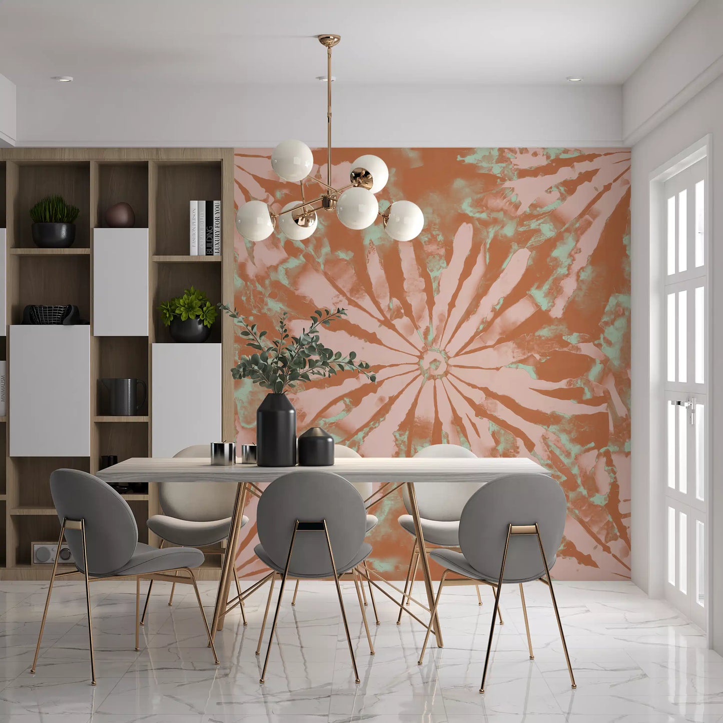 Terra Bloom Radiance Wall Mural