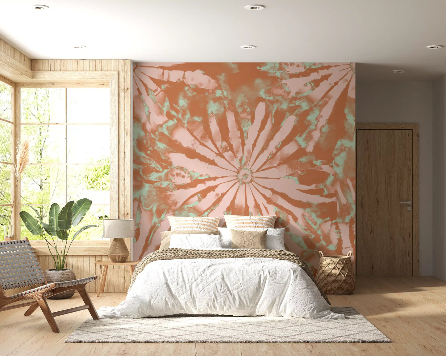 Terra Bloom Radiance Wall Mural