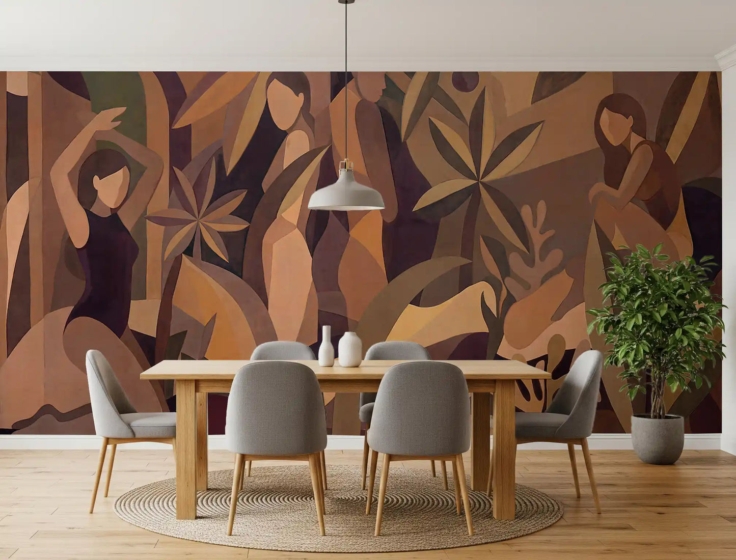 Amber Muse Wall Mural