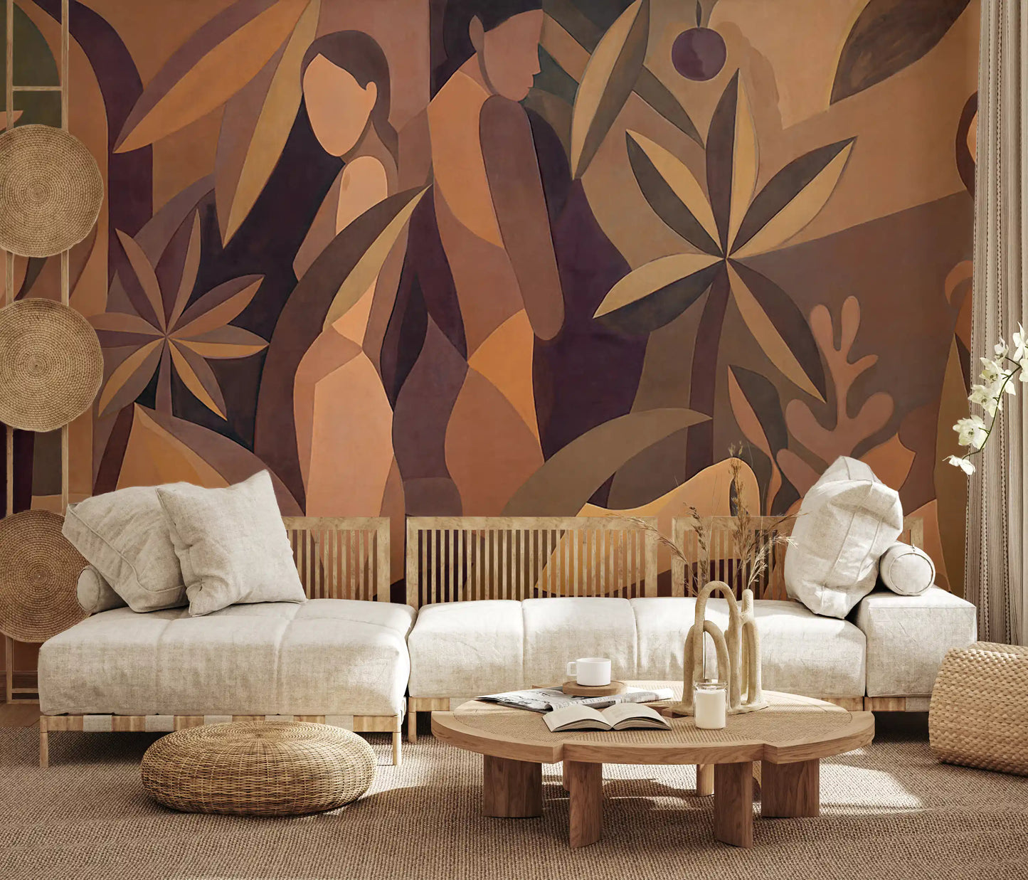 Amber Muse Wall Mural