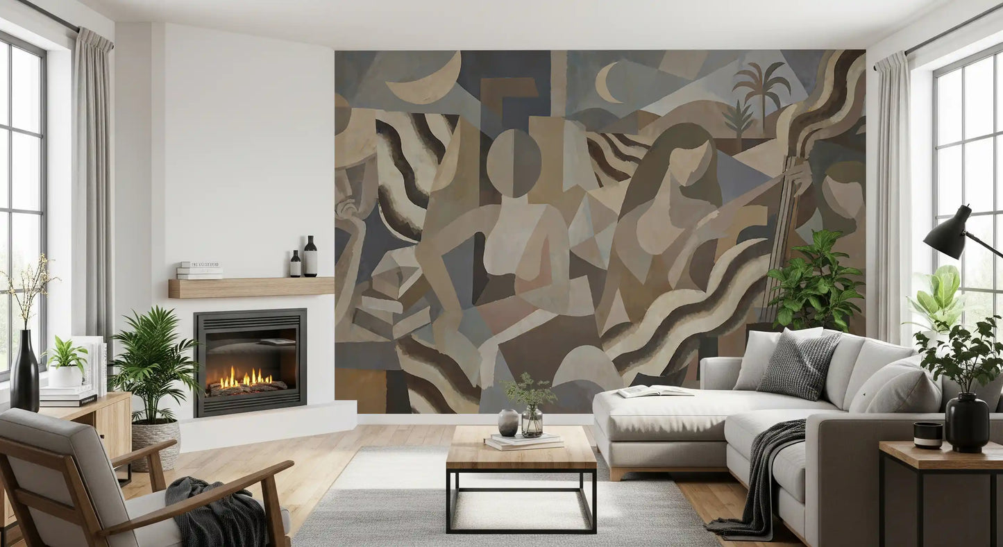 Lunar Drift Wall Mural