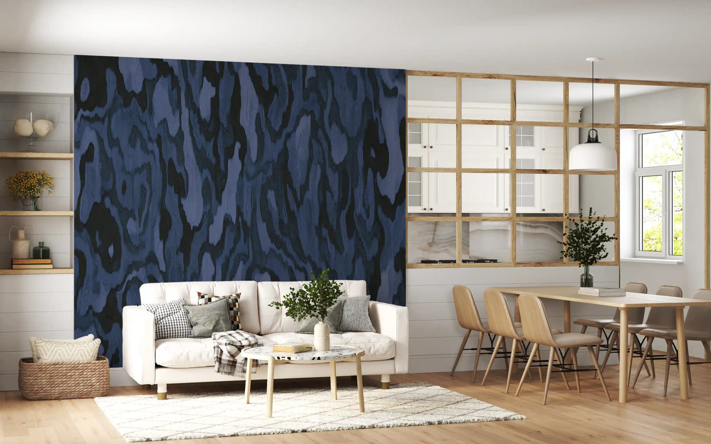 Ettore Burl Wall Mural