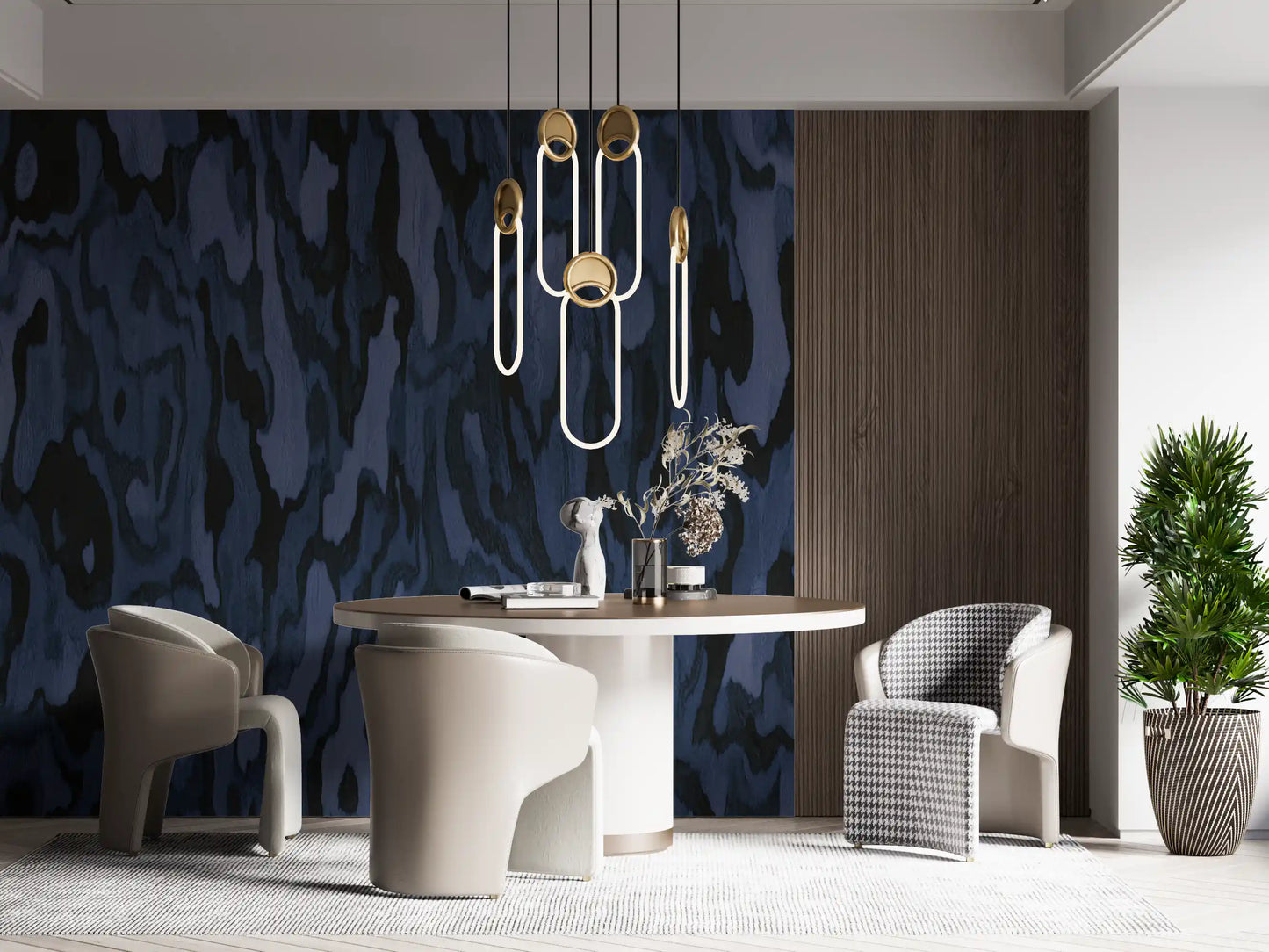 Ettore Burl Wall Mural