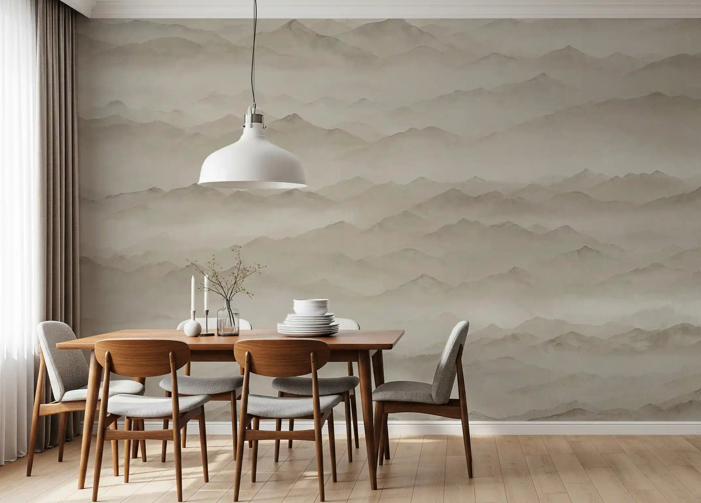 Roerich Peaks Wall Mural