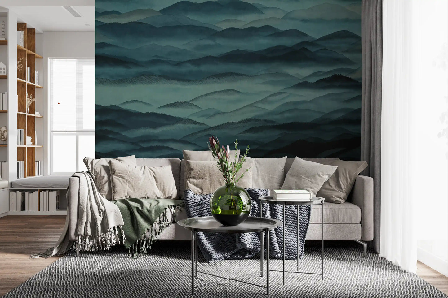 Roerich Hills Wall Mural