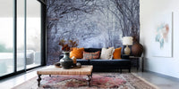 Enchanted Way wall mural showing Frost texture on branches., GD10445