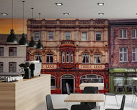 Three Legs A Timeless Landmark wall mural in a cafe space., GD10448