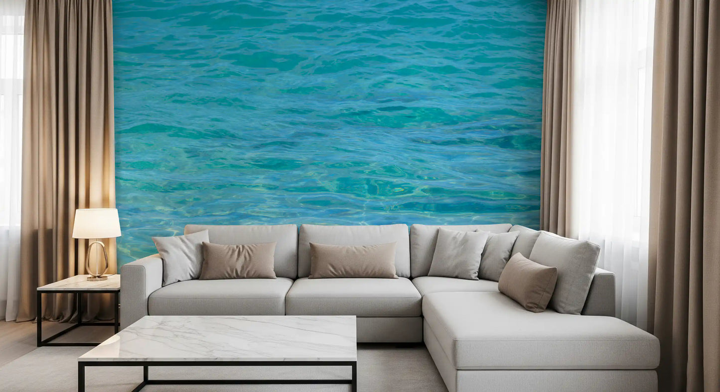 Aqua Serenity Wall Mural