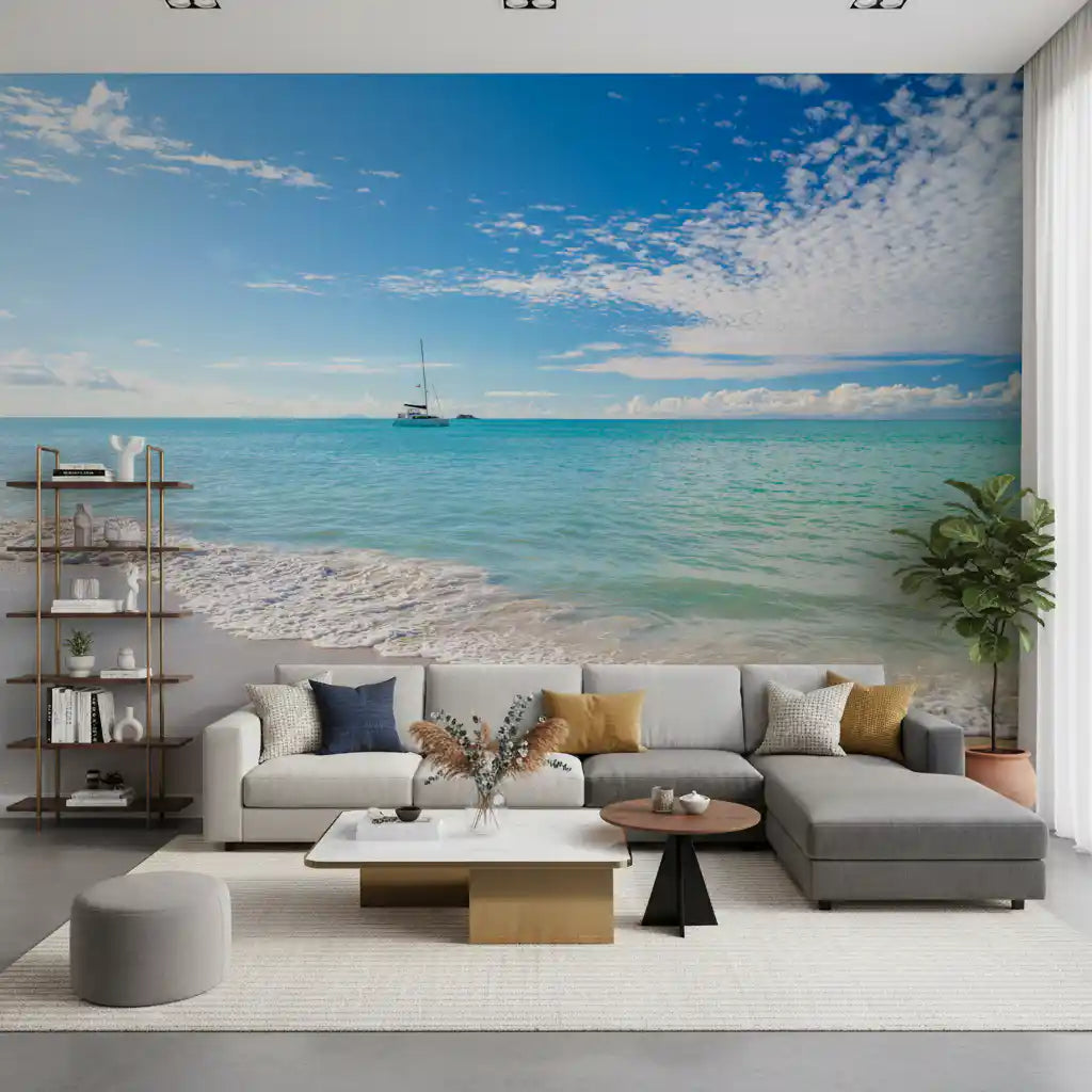 Sandy Cove Serenity Wall Mural
