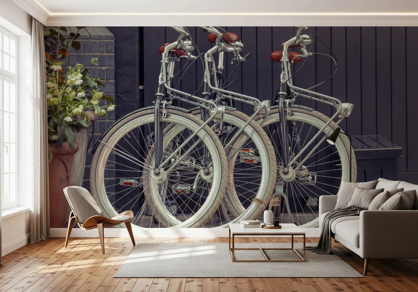 Vintage Urban Cycles Wall Mural