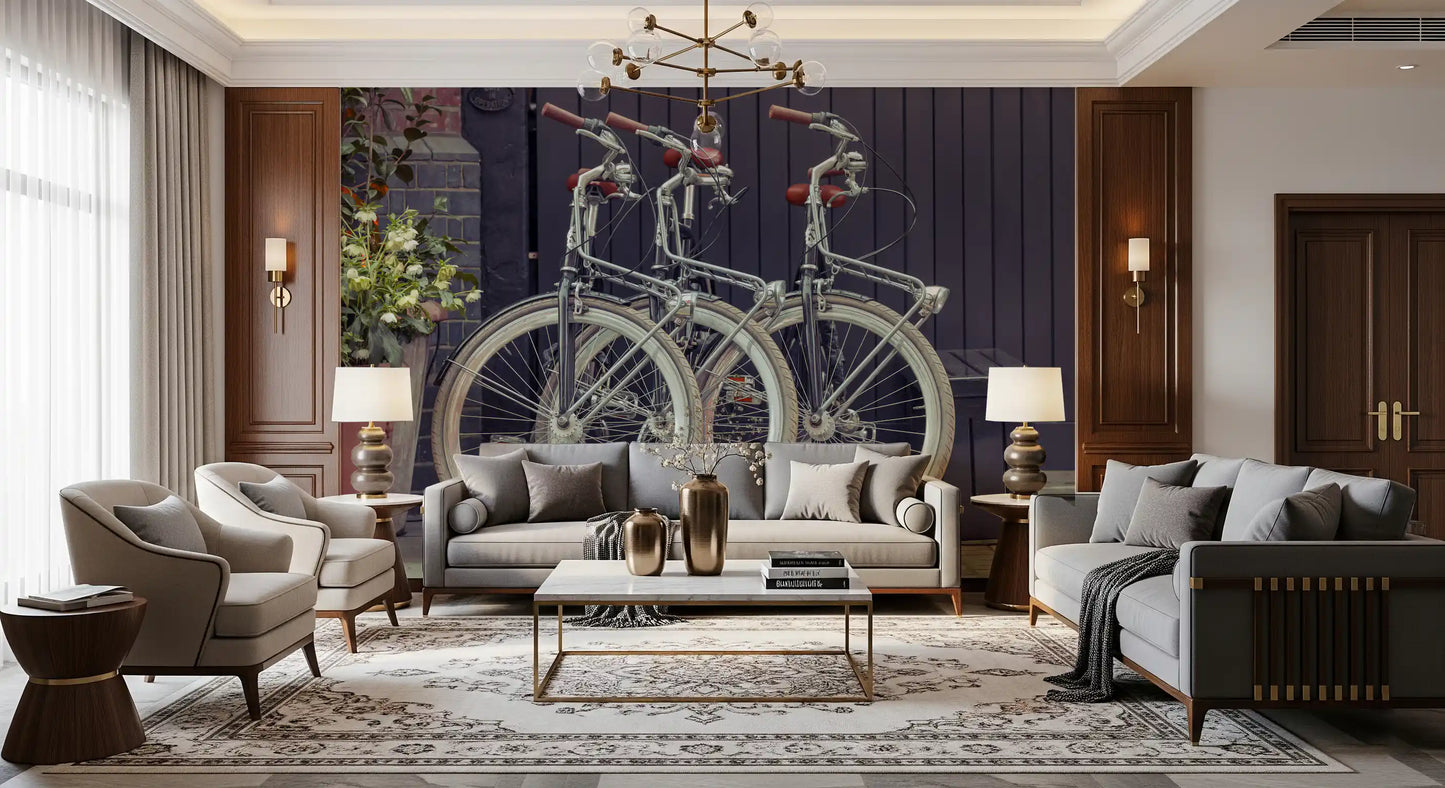 Vintage Urban Cycles Wall Mural